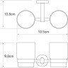 Подстаканник двойной WASSERKRAFT RHEIN K-6228DO