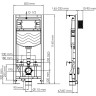 Система инсталляции для унитазов WASSERKRAFT ALLER 10TLT.010.ME